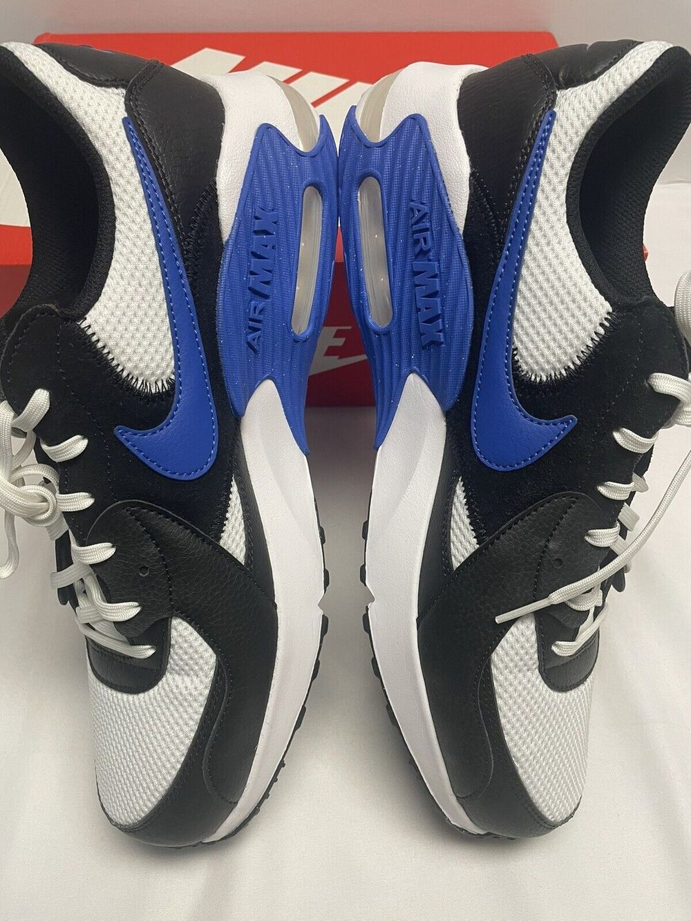 New NIKE Air Max Excee Size 11.5 Black / Blue/ White - Picture 5 of 12